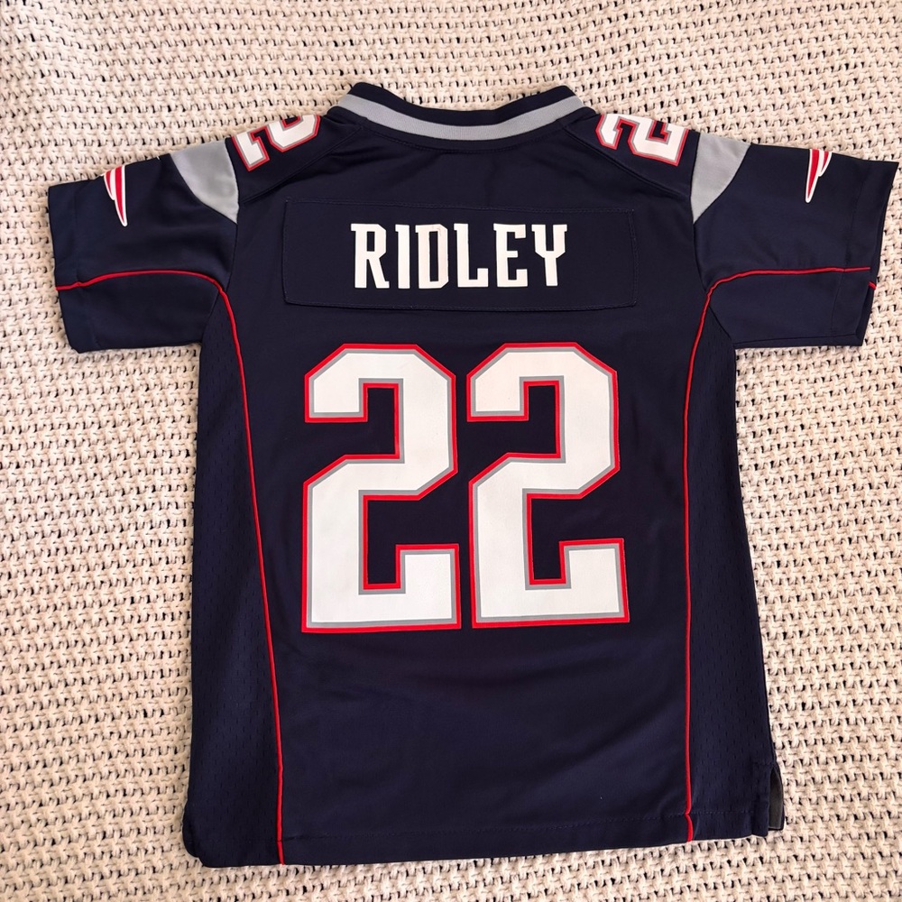 PATRIOTS Kids Navy Football Jersey